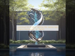 Tùy chỉnh 304 3D Mirror Polishing 316L Stainless Steel Tác phẩm điêu khắc Nhà sản xuất cho ngoài trời