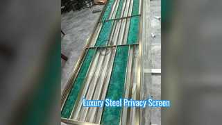 Màn hình riêng tư sang trọng của vách ngăn phòng bằng thép hiện đại