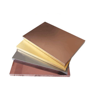 Giá tốt. 304 Rose Gold Color Hairline Brushed Finish Aluminum Honeycomb Sandwich Stainless Steel Sheet Panel cho thang cuốn trực tuyến