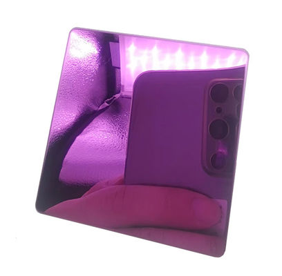 Giá tốt. Tấm thép không gỉ màu 8K Màu hồng cho trang trí nội thất khách sạn KTV Lớp phủ chống vân tay trực tuyến