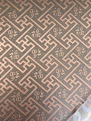 Giá tốt. Thang máy chống nước Tấm thép không gỉ 304 Gương hoàn thiện khắc vàng trực tuyến