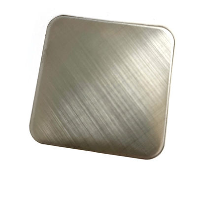 Giá tốt. Bán nóng Cross Hairline 45 độ Bạch kim Sliver Kích thước tùy chỉnh Tấm màu thép không gỉ từ Trung Quốc trực tuyến