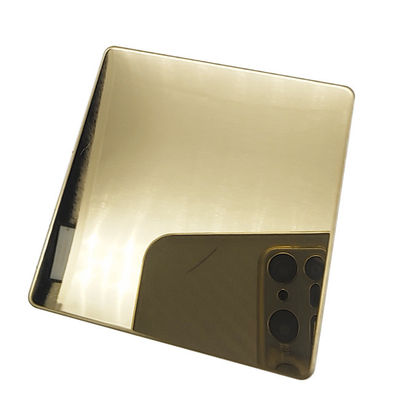 Giá tốt. Thiết kế nội thất201 204 316 Vật liệu trang trí Champagne Vàng phủ lấp gương 8k Bảng thép không gỉ trực tuyến