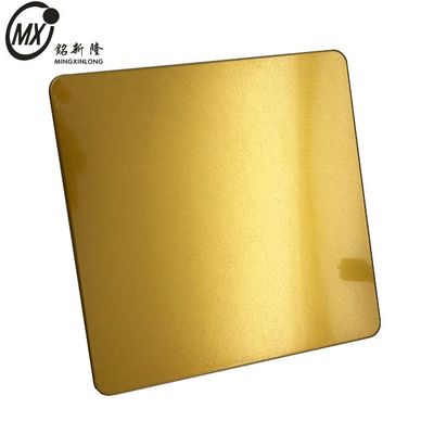 Giá tốt. Đào nóng trang trí màu sợi thép không gỉ tấm rung Đỏ vàng trực tuyến