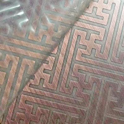 Giá tốt. Thiết kế khuyến cáo Bảng thép không gỉ màu sắc Khách sạn Thiết lập nghệ thuật / LOGO Vật liệu tường 3D hiệu ứng đúc laser toàn cầu Xuất khẩu trực tuyến