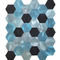 Rung kim loại Gạch khảm nhôm Hexago chống gỉ 12 * 12in