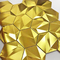 Antiwear Hexagon Thép không gỉ Mosaic Tiles Rose Gold Sapphire Blue JIS