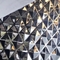Hình dạng kim cương Tấm thép không gỉ màu nổi để trang trí nội thất