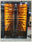 Tủ rượu mạ PVD SS Đồng thau màu vàng hồng 2 cửa Tủ lạnh trưng bày rượu bằng thép không gỉ được kiểm soát nhiệt độ