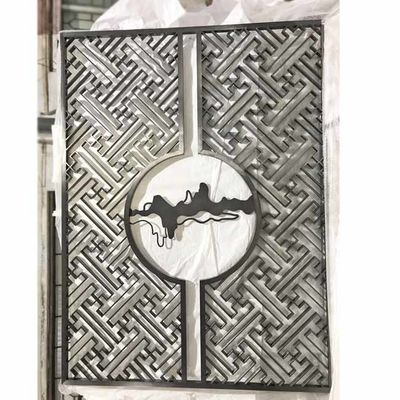 Giá tốt. Hairline Brushed Mirror Không gian riêng tư Vách ngăn màn hình bằng thép không gỉ cho vách ngăn trực tuyến