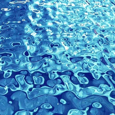 Sapphire Blue Color Water Ripple Tấm thép không gỉ dập