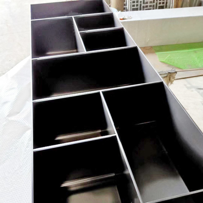 Vỏ tủ trưng bày công nghiệp bằng kim loại cao SS316 PVD Màu ODM