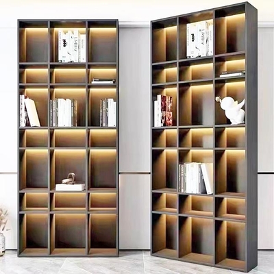 SUS316 Zr Brass Stainless Steel Display Cabinets Wall With LED Light