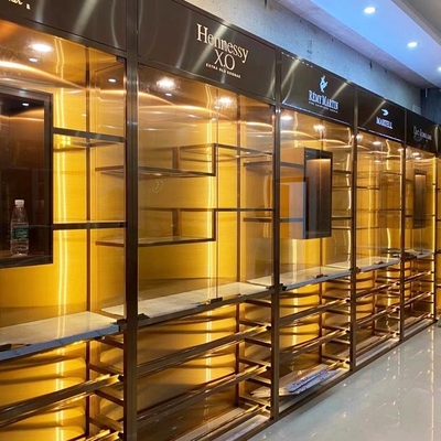 Nội thất tủ rượu bằng gỗ dày 0,8mm cho phòng khách