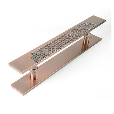 Giá tốt. Tay nắm cửa hợp kim nhôm tùy chỉnh Khắc tình yêu Kết thúc đường viền tóc bằng đồng cổ trực tuyến