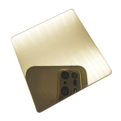 Giá tốt. Tấm thép không gỉ màu sâm panh Trang trí phòng tắm lớp 316L trực tuyến