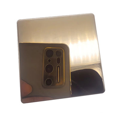 Giá tốt. Tấm thép không gỉ màu Màu vàng hồng 8K để trang trí nội thất Lớp phủ chống vân tay trực tuyến