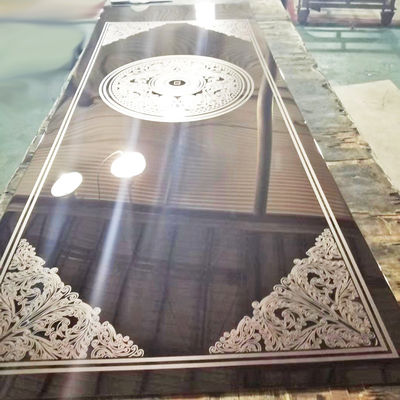 Giá tốt. 4x8 201 304 316l Gương PVD Tấm thép không gỉ khắc màu cho cửa thang máy tùy chỉnh trực tuyến