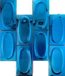 Giá tốt. Gạch khảm thép không gỉ hình tròn ba chiều Tường nền nhà hàng trực tuyến