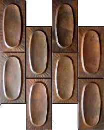 Kiểu hình vuông bạc gương thép không gỉ mosaic gạch cho trang trí tường