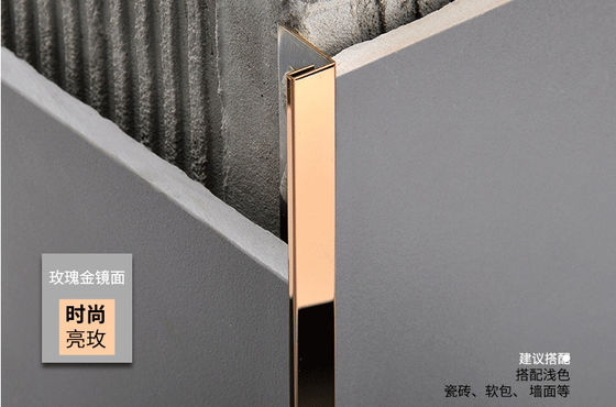 Giá tốt. 201 304 316L Kênh thép không gỉ Trang trí hồ sơ cho nhà bếp bằng gốm Conner Edge hoặc Wall Edge Bảo vệ trang trí trực tuyến