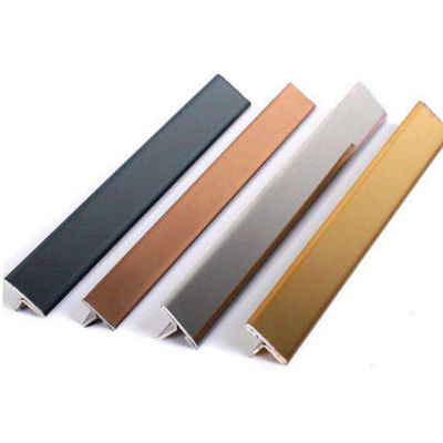 Giá tốt. 304 Customized Rose Gold Bronze Color Hairline Brushed Finished Surface 316L Stainless Steel Tile Trim Cho trang trí biệt thự trực tuyến