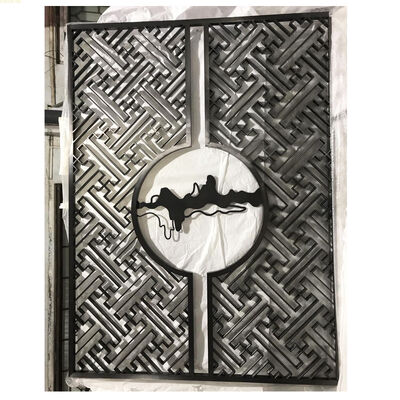 Giá tốt. Lớp tóc rỗng màu đen Stainless Steel Screen Partition cho trang trí nội thất trực tuyến