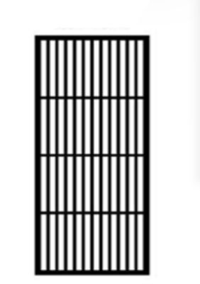 Giá tốt. Đơn giản Bắc Âu Black Metal Quyền riêng tư Stainless Steel Screen Partition Room Divider Văn phòng Lobby trực tuyến