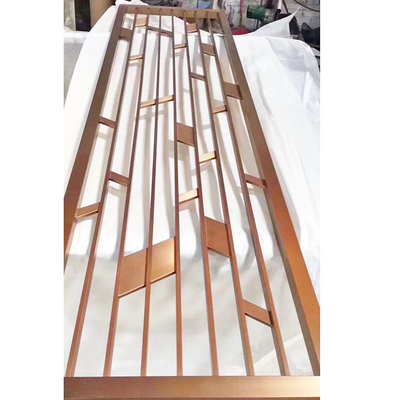 304 Rose Gold Bronze Hairline Stainless Steel Dividers Đào chắn thép không gỉ đánh răng