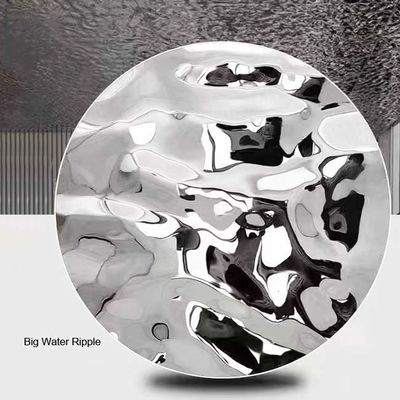 Giá tốt. Silver Mirror Water Ripple Stainless Steel Panel With Honeycomb For Villa Holiday (Thiếc gương bạc) trực tuyến