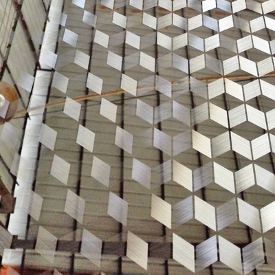 Bảng thép không gỉ màu 3D cho tủ cửa thang máy