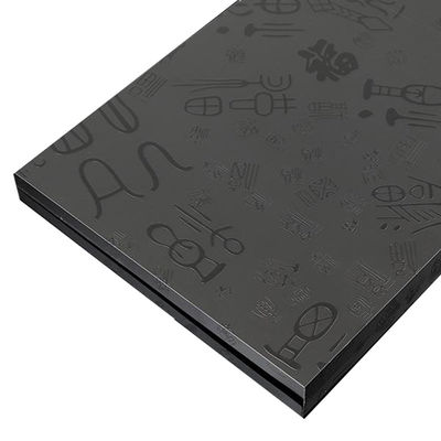 Giá tốt. 304 Màu đen tối chữ viết khắc hạt blasted vàng hồng tấm thép không gỉ cho bảng nội thất trực tuyến