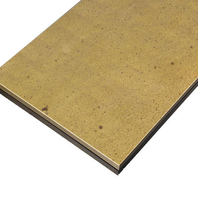 Giá tốt. 316L Vintage Lớp phủ Antique Old Painting Gold Color Stainless Steel Sheet cho xe nâng trực tuyến