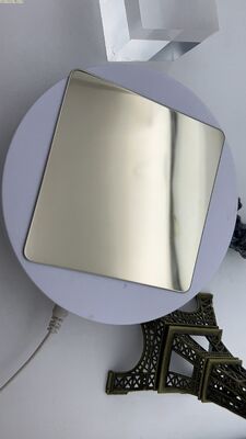 Giá tốt. Bảng thép không gỉ màu thấp Champagne Kính màu 8K Mua sắm Sử dụng siêu thị trực tuyến