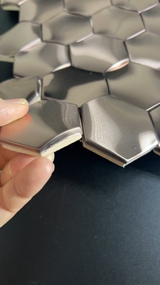 Sus 304 Stainless Steel Color Bảng kích thước hình lục giác Độ dày 0,8mm tùy chỉnh