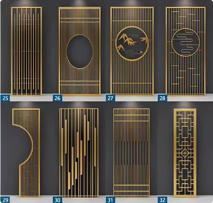 Giá tốt. Thiết kế tùy chỉnh 304 kim loại thép không gỉ Phòng khách lối vào Phòng chờ Screen Partition cho trang trí trực tuyến