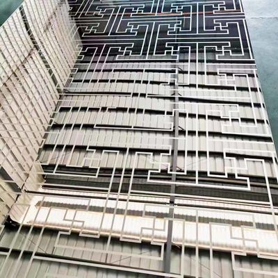 Giá tốt. Bảng khắc bằng thép không gỉ màu bạc 316L cho trang trí khách sạn trực tuyến