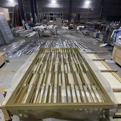 Giá tốt. Morden phong cách PVD phủ trang trí Stainless Steel màn hình tấm ngoài trời nội thất vườn khách sạn Home trực tuyến