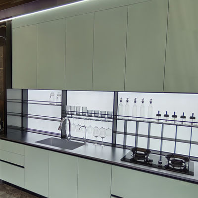 Giá tốt. Thiết kế Morden Custom Full Set đồ nội thất Phòng bếp sang trọng Green Customize Thép không gỉ Phòng bếp trực tuyến