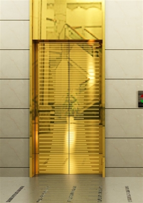thiết bị thang máy thang máy nhà thang máy 18k vàng bọc thép không gỉ tấm kim loại