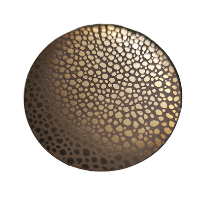 Đồng mạ Antique Distress Stainless Steel Plate Art Thiết kế tường cho dự án