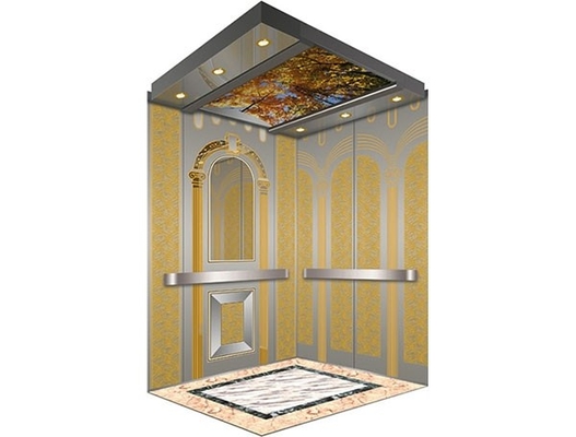 Chất lượng siêu gương 1mm 2mm màu vàng hồng khắc tấm thang máy thép không gỉ cho cabin