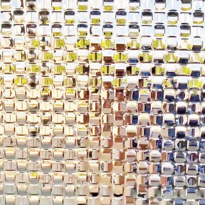 Giá tốt. Tùy chỉnh thiết kế miễn phí Thép không gỉ gạch Mosaic For Golden Front Desk Mosaic Stainless Steel Dự án trực tuyến