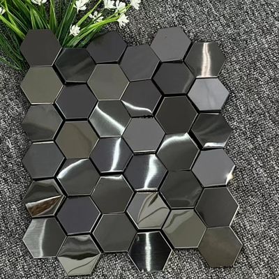 Giá tốt. Lớp tóc đánh răng gương kết thúc Stainless Steel 304 mosaic tile cho trang trí khách sạn trực tuyến