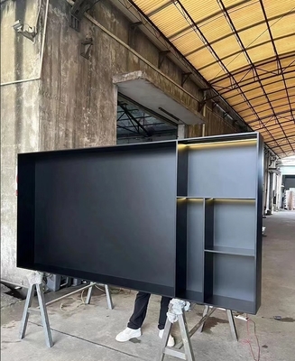 304 Stainless Steel Metal Display Cabinets cho lưu trữ rượu vang và hiển thị trong nhà và thương mại