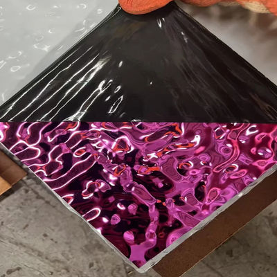 Giá tốt. Phong cách hiện đại nước sóng hình nền gương 8k Dự án trang trí trần nhà Stainless Steel Sheet trực tuyến