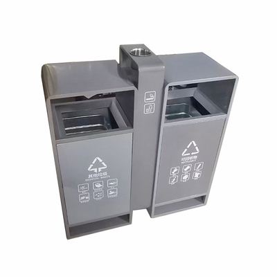 nhà máy thân thiện với môi trường 316L thép không gỉ thùng rác ở bãi biển biển