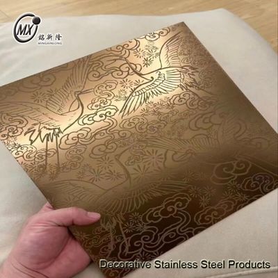 Giá tốt. Vàng thiết kế tùy chỉnh 304 màu khắc nhựa lớp phủ cửa thang máy trang trí tấm đĩa cho dự án khách sạn trực tuyến