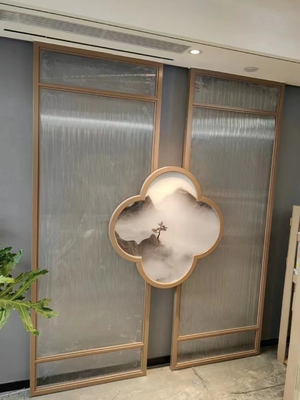 Vách ngăn kim loại CNC nghệ thuật với logo & hoa văn tùy chỉnh