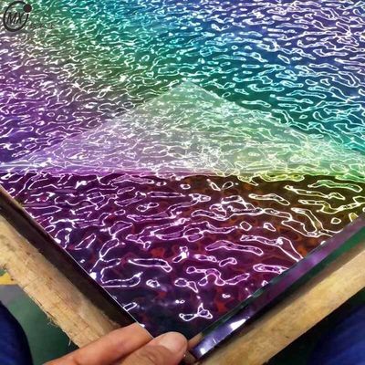 Giá tốt. Màu khác nhau nước sóng gương bề mặt 8k trang trí tấm thép không gỉ trực tuyến